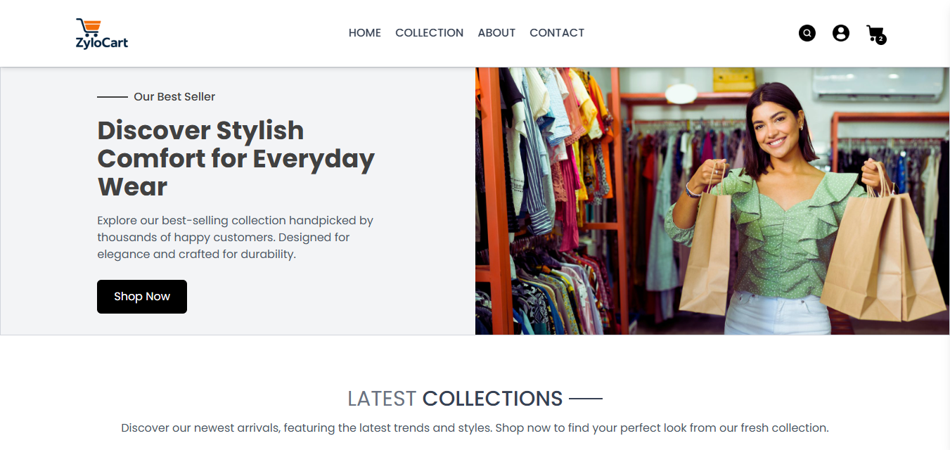 ZyloCart E-Commerce Web Application
